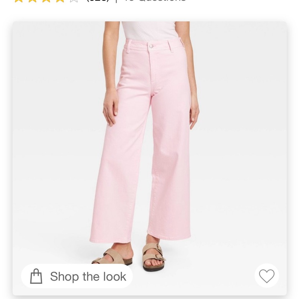 NWT Universal Thread High-Rise Sailor Wide leg Ankle Jeans — Size 6